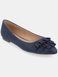 Women's Judy Wide Width Flat - Blue