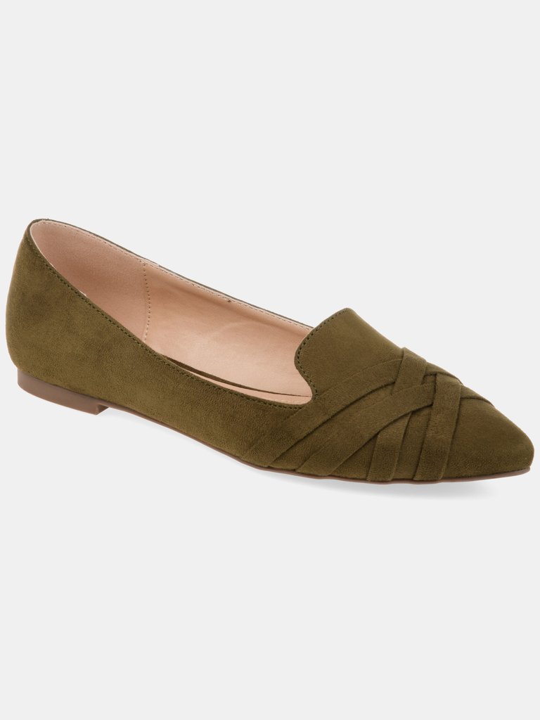 Women's Mindee Flat - Olive