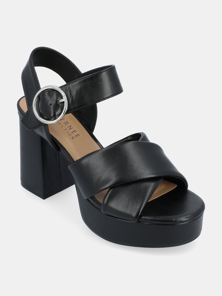 Women's Tru Comfort Foam Akeely Sandals  - Black