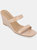 Women's Tru Comfort Foam Clover Wedge Sandals - Nude