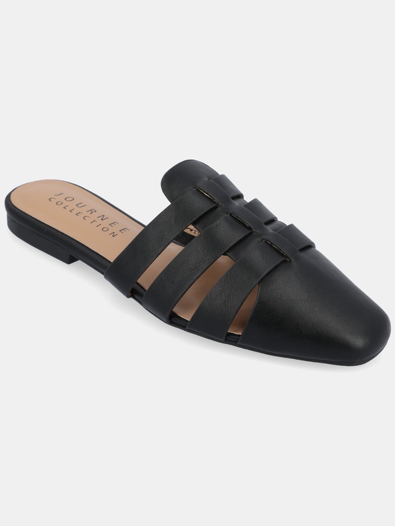 Women's Tru Comfort Foam Jazybell Flats Sandal  - Black