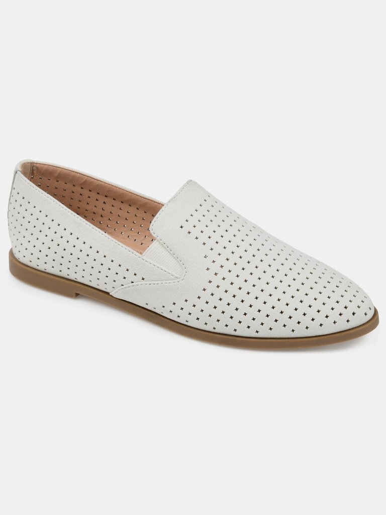 Women's Tru Comfort Foam Lucie Flat - White