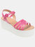 Women's Tru Comfort Foam Miragge Sandal  - Pink