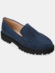 Women's Tru Comfort Foam Narrow Width Erika Flat - Navy