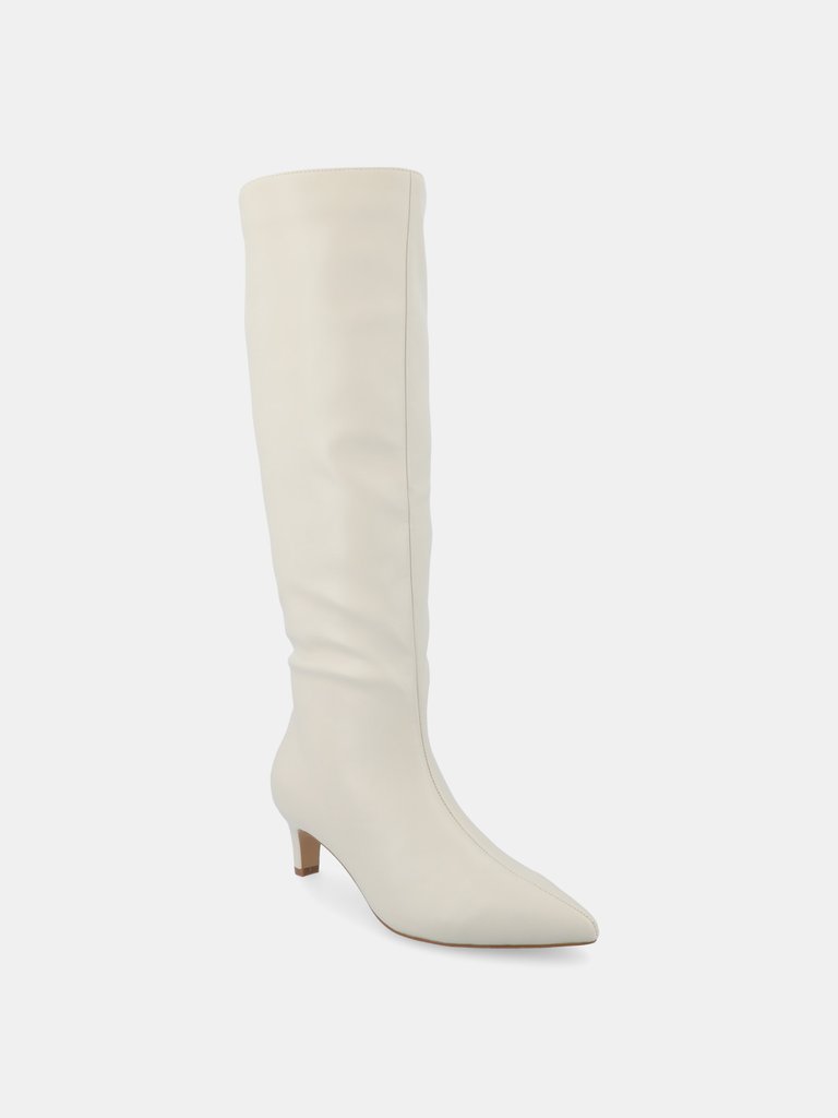 Women's Tru Comfort Foam Tullip Wide Width Extra Wide Calf Boots - Bone
