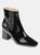 Women's Tru Comfort Foam Wide Width Haylinn Leather Booties - Black PU