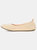 Women's Tru Comfort Foam Wide Width Jersie Foldable Flat - Tan/Taupe