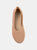 Women's Tru Comfort Foam Wide Width Jersie Foldable Flat - Tan/Taupe