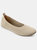 Women's Tru Comfort Foam Wide Width Jersie Foldable Flat - Taupe