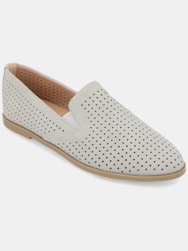 Women's Tru Comfort Foam Wide Width Lucie Flat - Grey