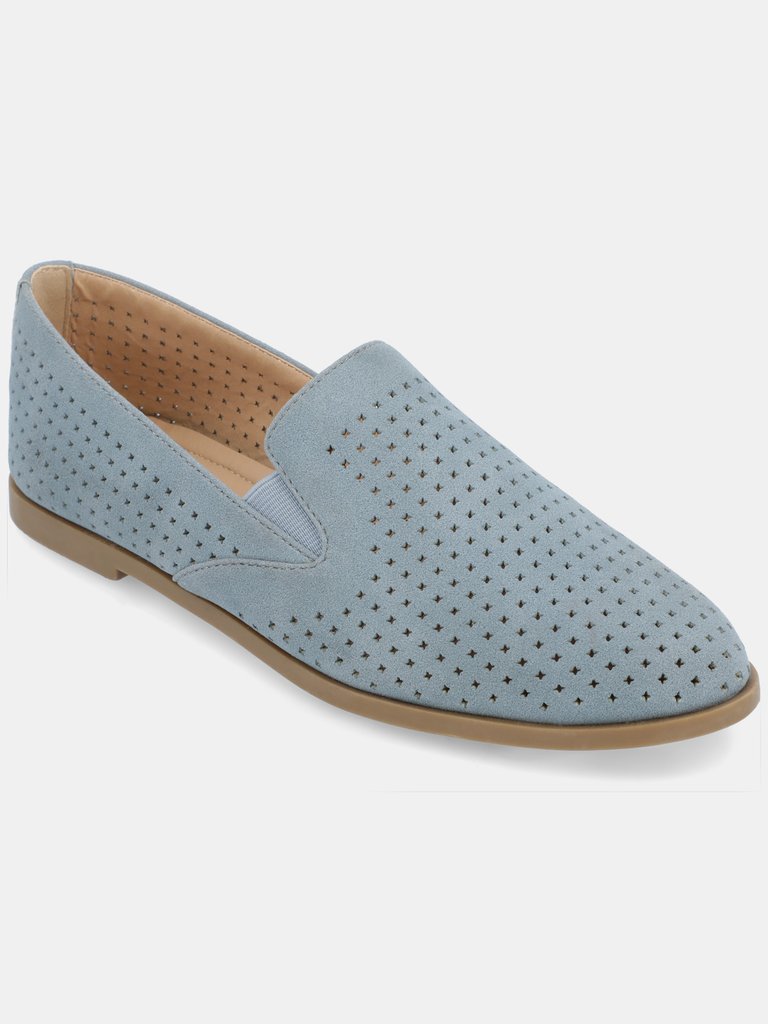 Women's Tru Comfort Foam Wide Width Lucie Flat - Blue