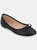 Women's Vika Wide Width Flat - Black