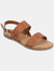 Women's Wide Width Lavine Sandals - Tan