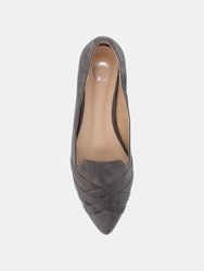 Women's Wide Width Mindee Flat - Grey