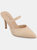 Women's Yvon SuperNatural Shades Tru Comfort Foam Narrow Width Pointed Toe Mule Pumps - Shell