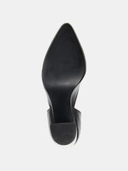 Journee Signature Women's Genuine Leather Jillian Pump