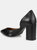 Journee Signature Women's Genuine Leather Jillian Pump