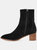 Journee Signature Women's Genuine Leather Tru Comfort Foam Airly Bootie