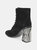 Journee Signature Women's Genuine Leather Tru Comfort Foam Edda Bootie