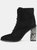 Journee Signature Women's Genuine Leather Tru Comfort Foam Edda Bootie