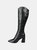 Journee Signature Women's Genuine Leather Tru Comfort Foam Extra Wide Calf Laila Boot