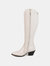 Journee Signature Women's Genuine Leather Tru Comfort Foam Extra Wide Calf Pryse Boot
