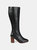 Journee Signature Women's Genuine Leather Tru Comfort Foam Extra Wide Calf Tamori Boot