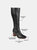 Journee Signature Women's Genuine Leather Tru Comfort Foam Extra Wide Calf Tamori Boot