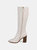 Journee Signature Women's Genuine Leather Tru Comfort Foam Extra Wide Calf Tamori Boot