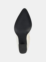 Journee Signature Women's Genuine Leather Tru Comfort Foam Laila Boot