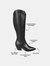 Journee Signature Women's Genuine Leather Tru Comfort Foam Pryse Boot