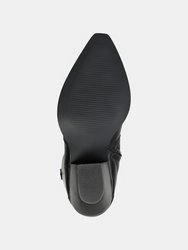 Journee Signature Women's Genuine Leather Tru Comfort Foam Pryse Boot