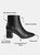 Journee Signature Women's Genuine Leather Tru Comfort Foam Tabbie Bootie