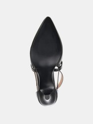 Journee Signature Women's Genuine Leather Vallerie Pump