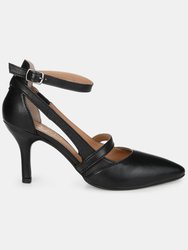 Journee Signature Women's Genuine Leather Vallerie Pump