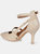 Journee Signature Women's Genuine Leather Vallerie Pump