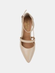 Journee Signature Women's Genuine Leather Vallerie Pump