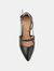 Journee Signature Women's Genuine Leather Vallerie Pump