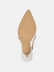 Journee Signature Women's Genuine Leather Vallerie Pump