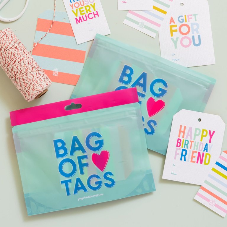 Bag of Tags - Blue