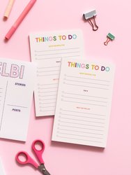 Gratitude To Do List Notepad