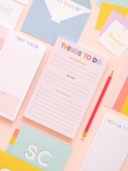 Gratitude To Do List Notepad