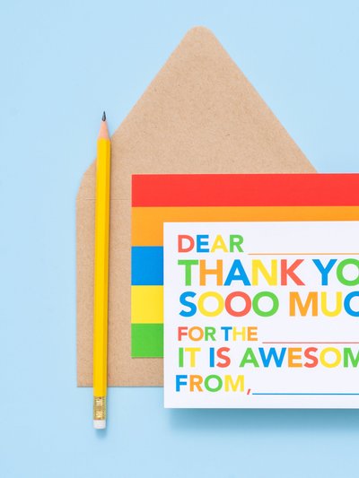 Joy Creative Shop Kids Fill in Thank You Notes product