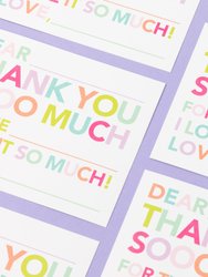 Kid's Fill In Thank You Notes