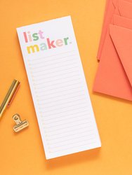 List Maker Notepad