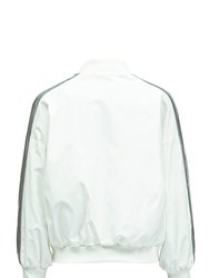 Courtney - Prep Jacket With Silver Side Panel