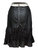 Louise - Vegan Leather & Shibori Skirt