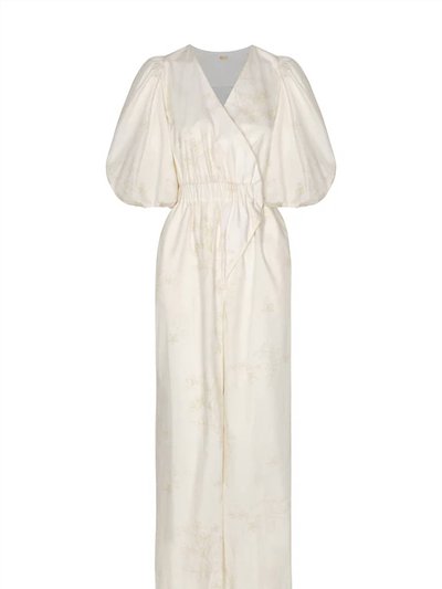 Juan de Dios Guayacan Cotton Bio Jumpsuit In Ivory product