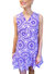 Annabelle Dress In Medallion Lilac - Medallion Lilac