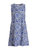 Beth Dress In Painted Tile Cobalt - Painted Tile Cobalt